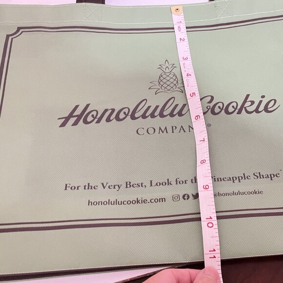 HONOLULU COOKIE CO. 15"x11"x5" REUSABLE SHOPPING BAG /NWOT - Picture 9 of 10